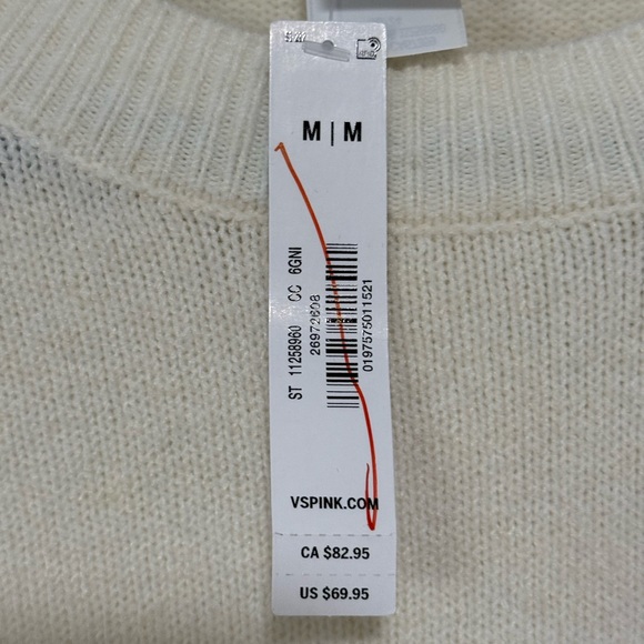 NWT Victoria’s Secret PINK Sweater – Dog with Cherry Nose | Size Medium - Picture 3 of 3